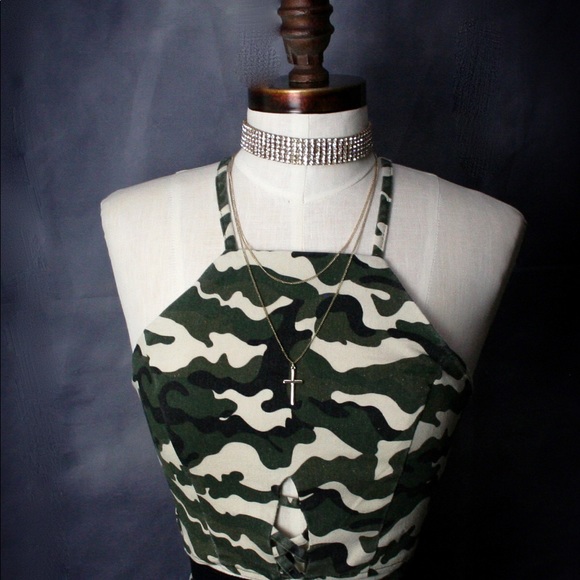 anawatboutique Tops - Sergeant Jane Crop Top